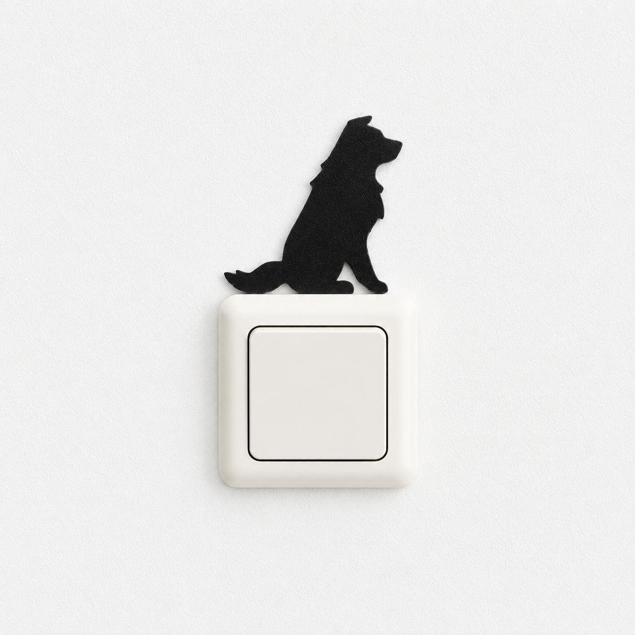 Hunde Lichtschalter Dekoration - border collie
