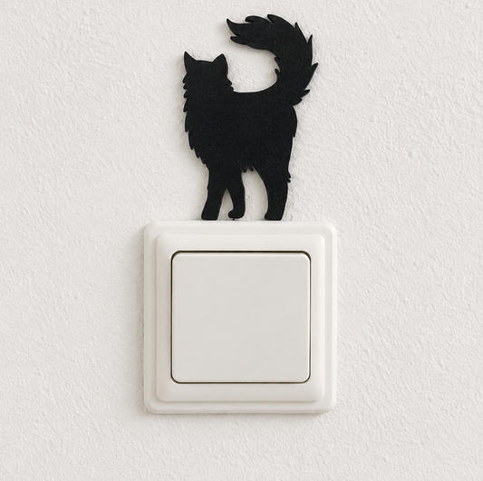 Katzen lichtschalter dekoration - Maine coon
