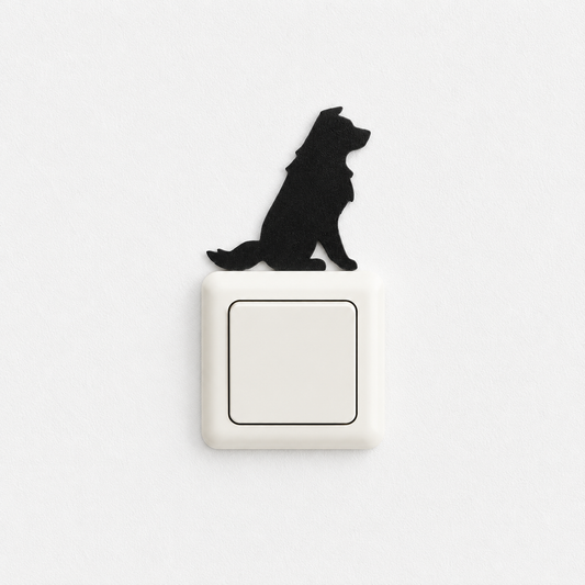 Hunde Lichtschalter Dekoration - border collie